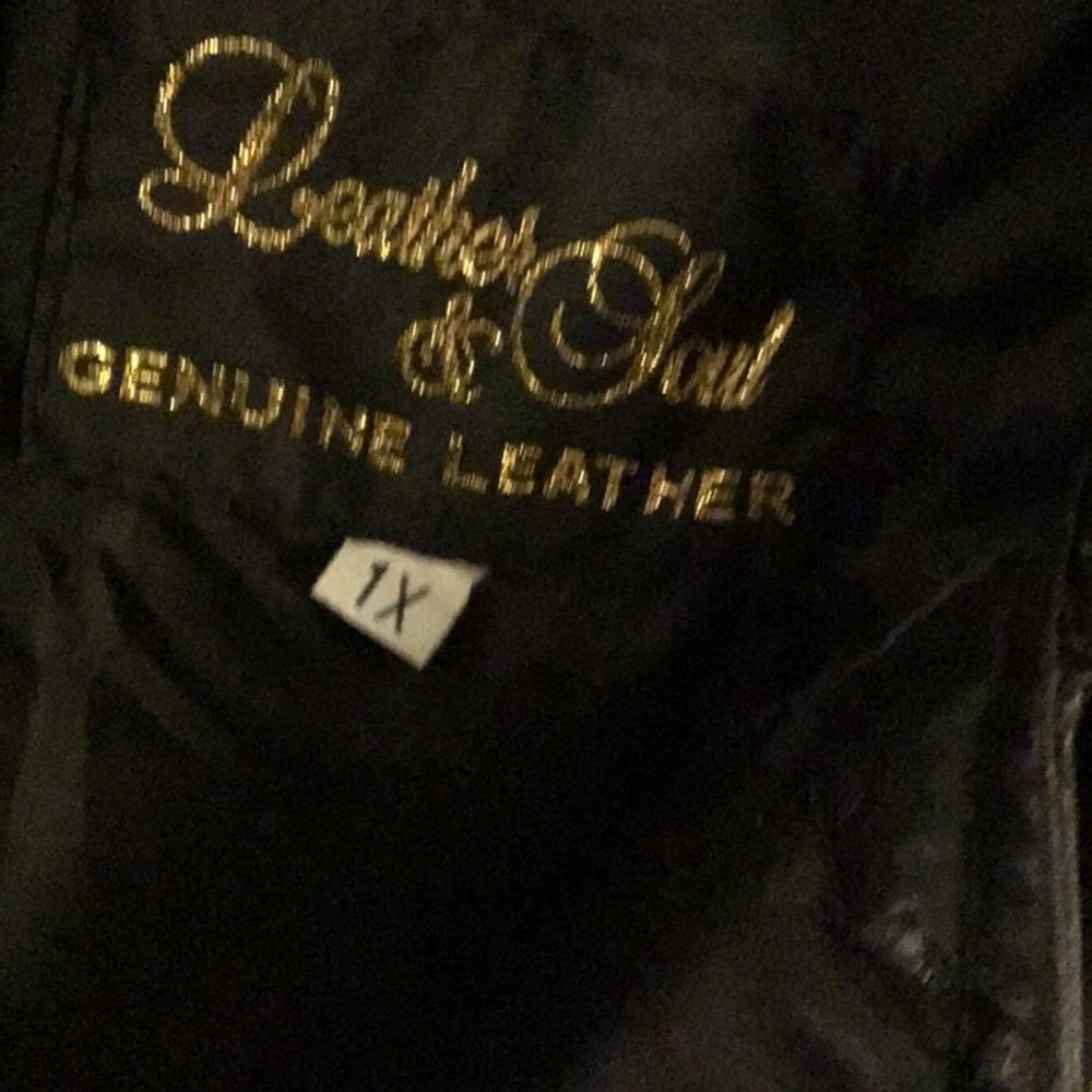 Patchwork Classic Black Leather Jacket By Leather… - image 7